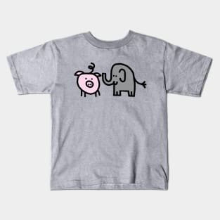 Pig and Elephant Kids T-Shirt